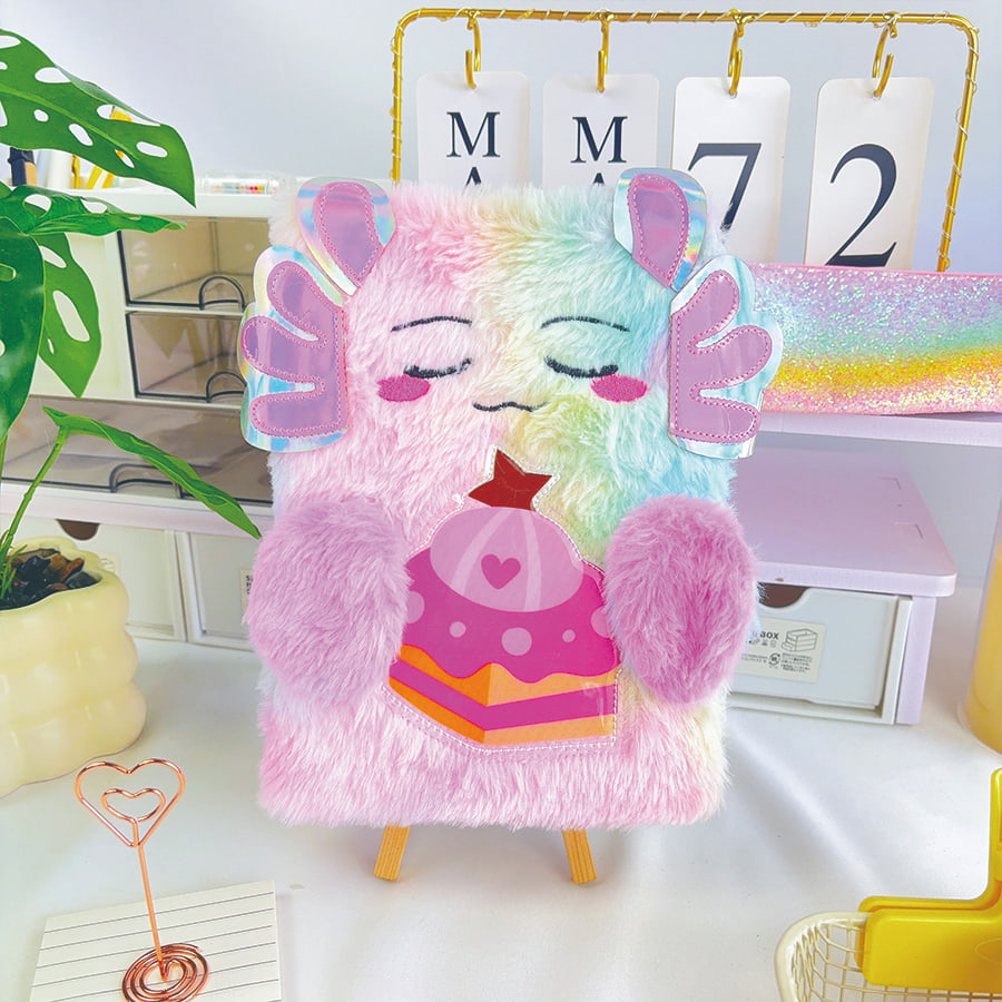 Plyšový zápisník A5 Cute Monster Diary