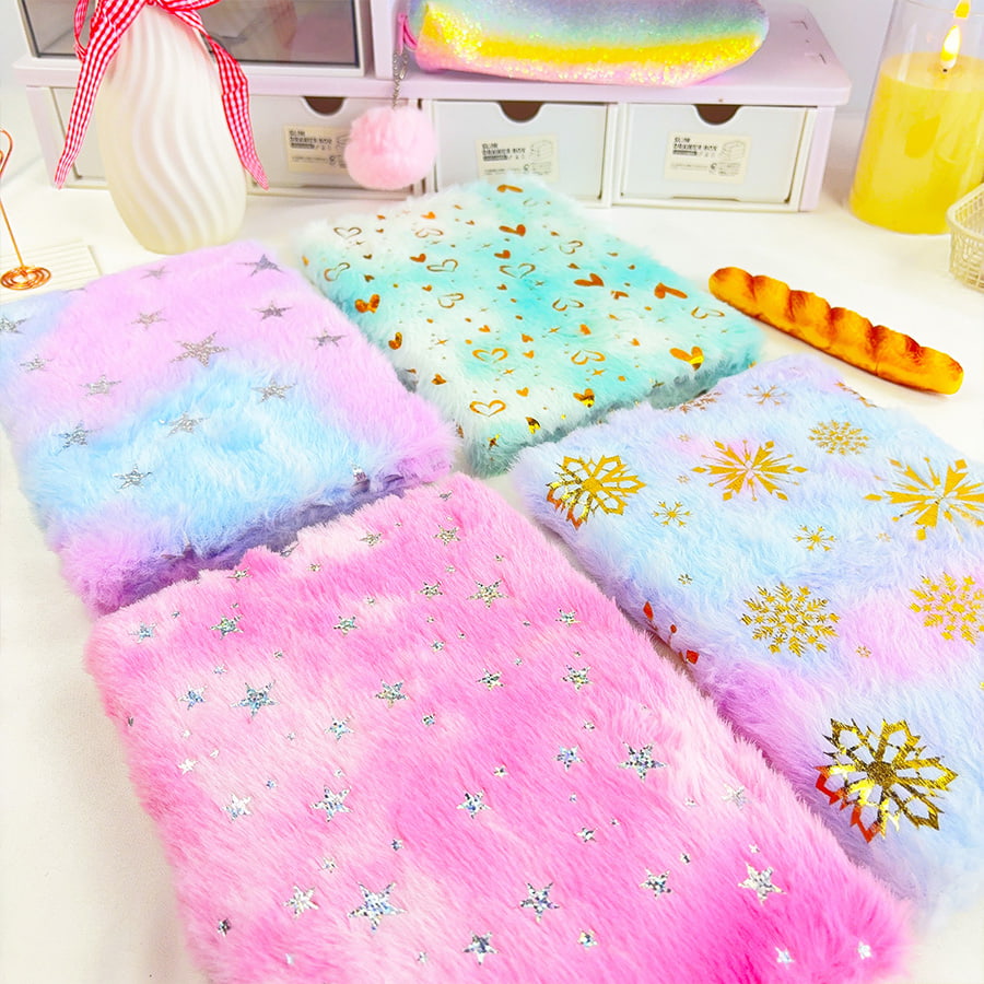 A5 Roztomilý Star Diary Plyšový zápisník