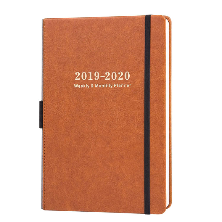 Kožený zápisník 2021 Custom Agenda Planner